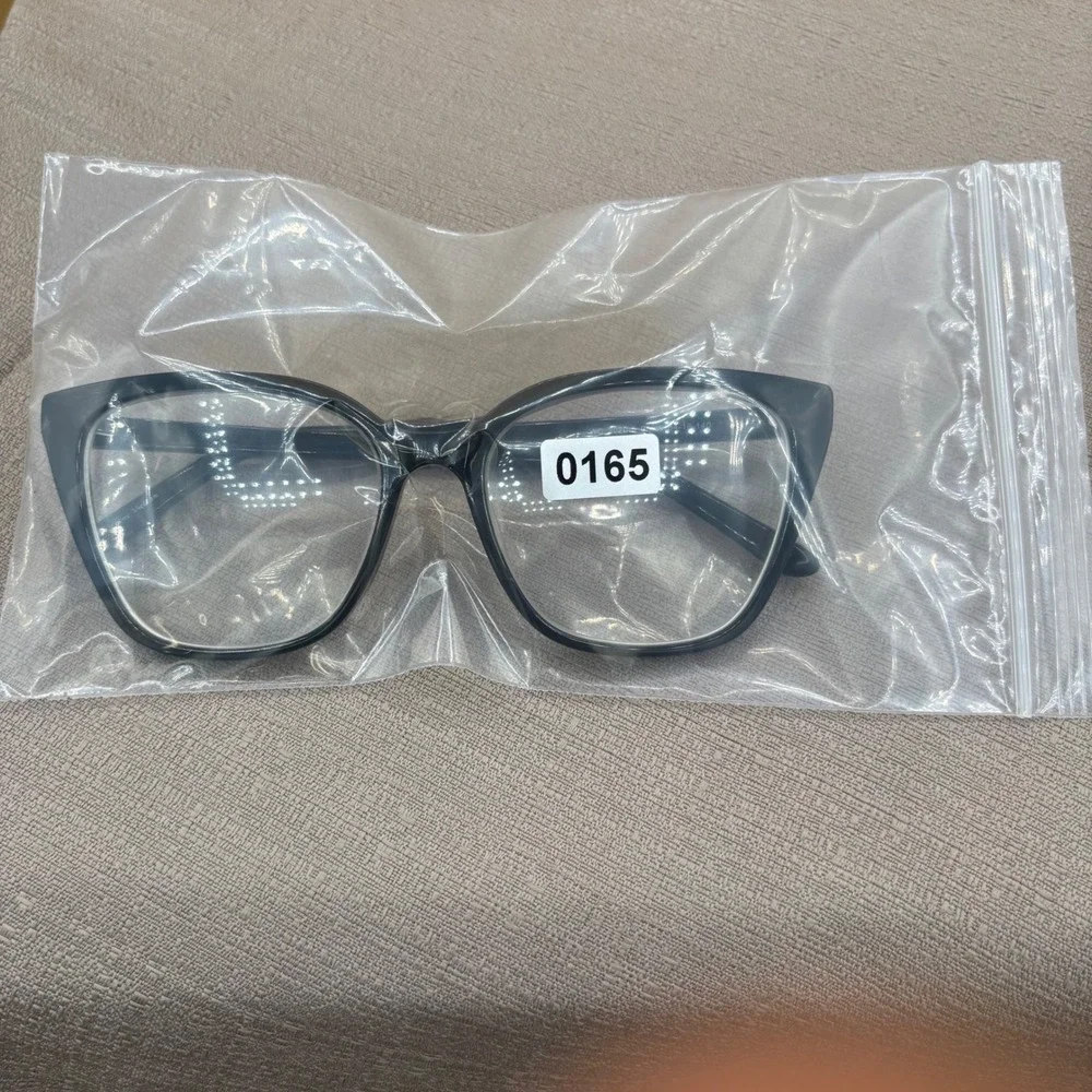 Black Cat Eye Eyeglass Frames WC 2020-5 54-16-140 Full Rim Glasses
